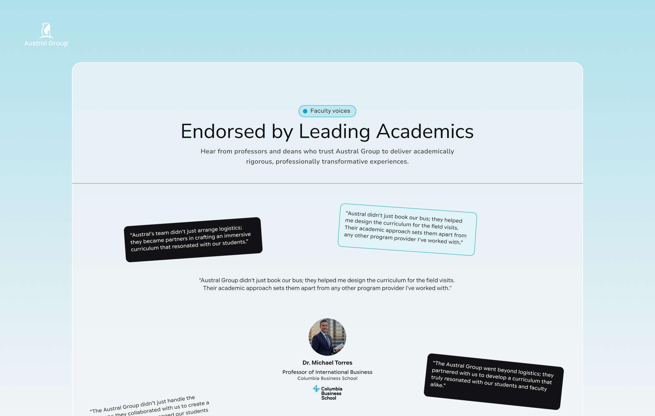 Austral Group learning ecosystem