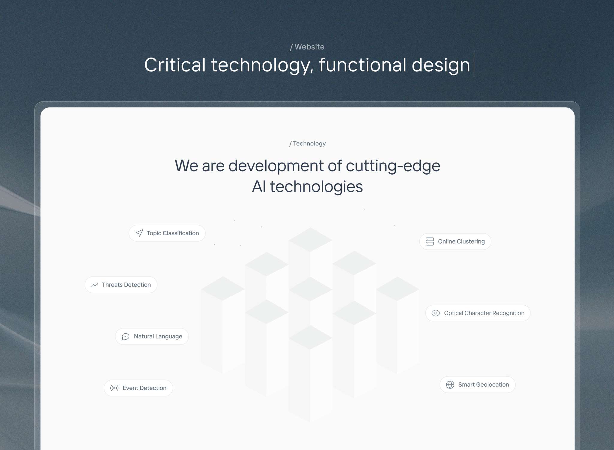 Everdian homepage overview