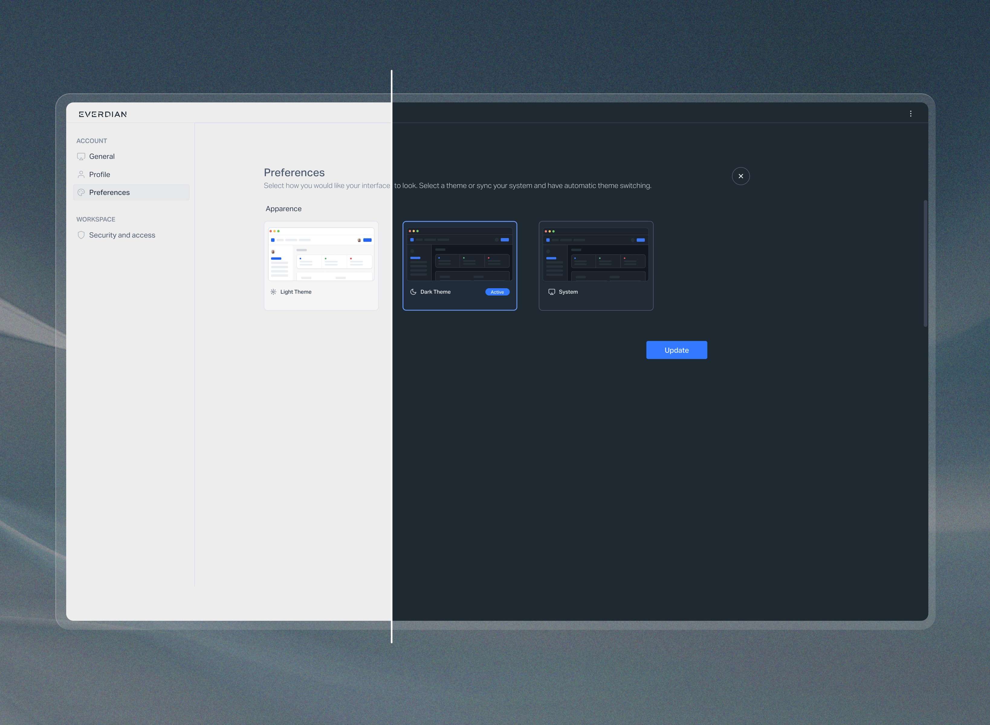 Everdian device mockup