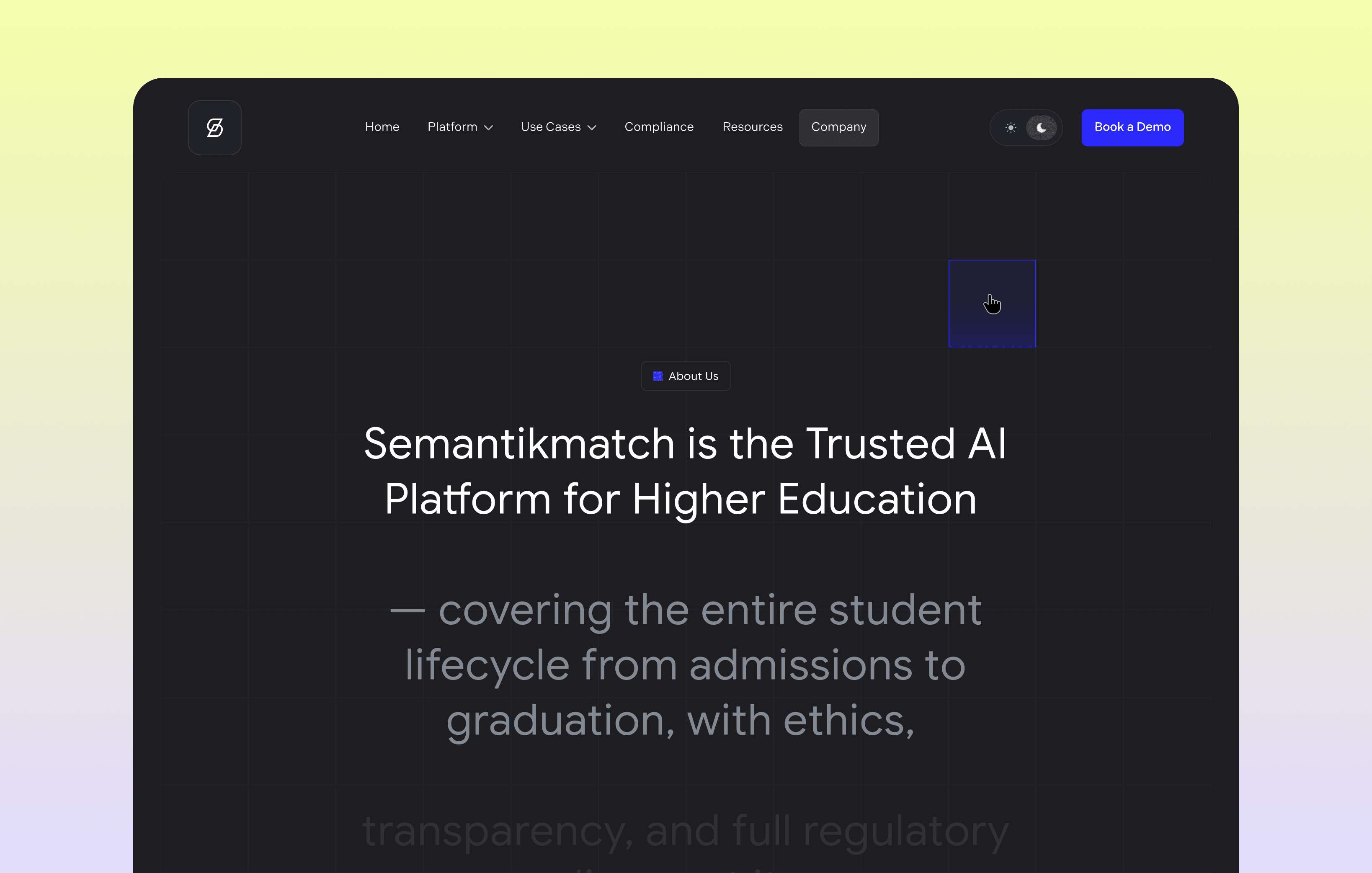 SemantikMatch device mockup